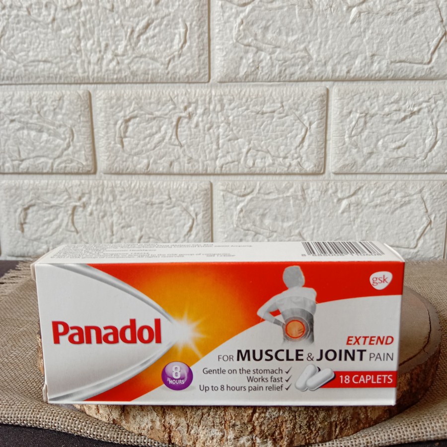 PANADOL EXTEND FOR MUSCLE & JOINT PAIN 18 TABLETS ORIGINAL SINGAPORE