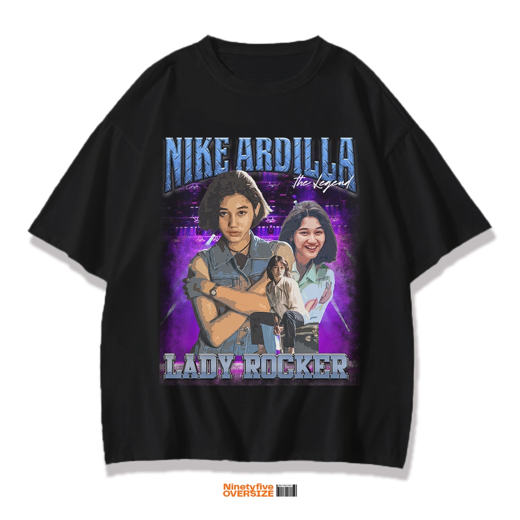 Baju Kaos Nike Ardilla Vintage The Legend Oversize Oversized