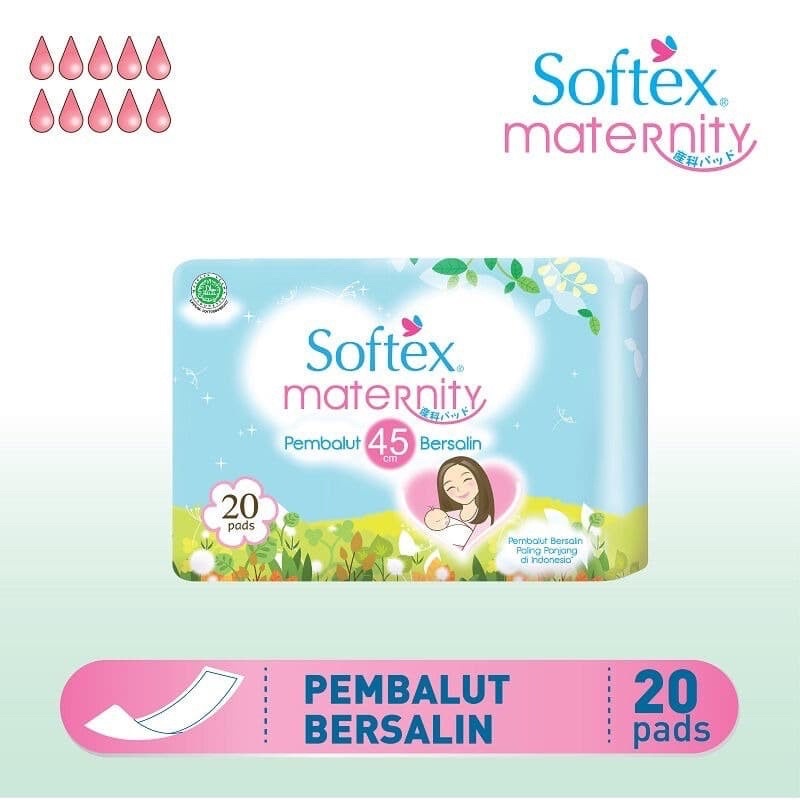 Softex Maternity Pembalut Ibu Bersalin Melahirkan Nifas Hospital Pads