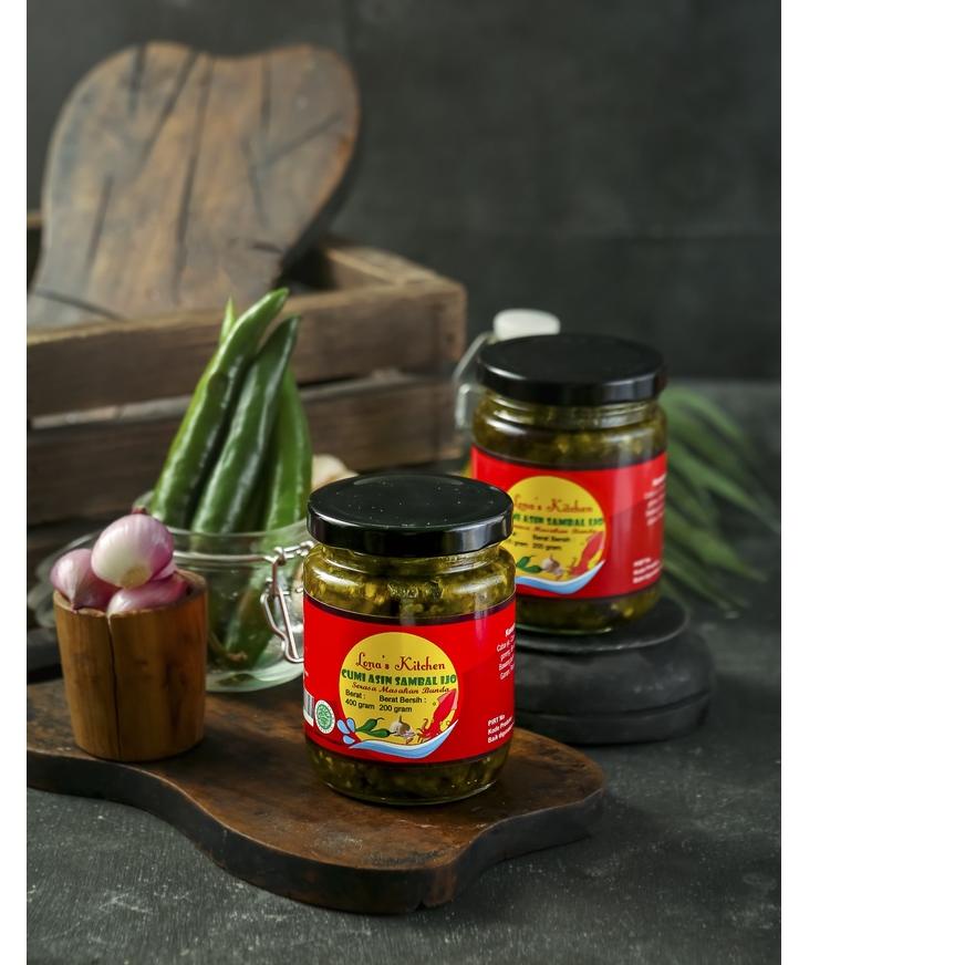 

Cumi asin sambal ijo berat 400gram berat isi 200gram