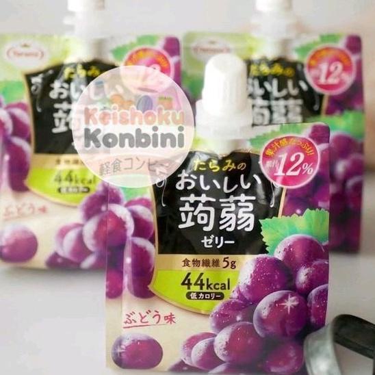 

Code3z3Yn--Tarami Grape Konjac pouched Jelly 150gr / jelly impor / jelly jepang / jelly diet / diet