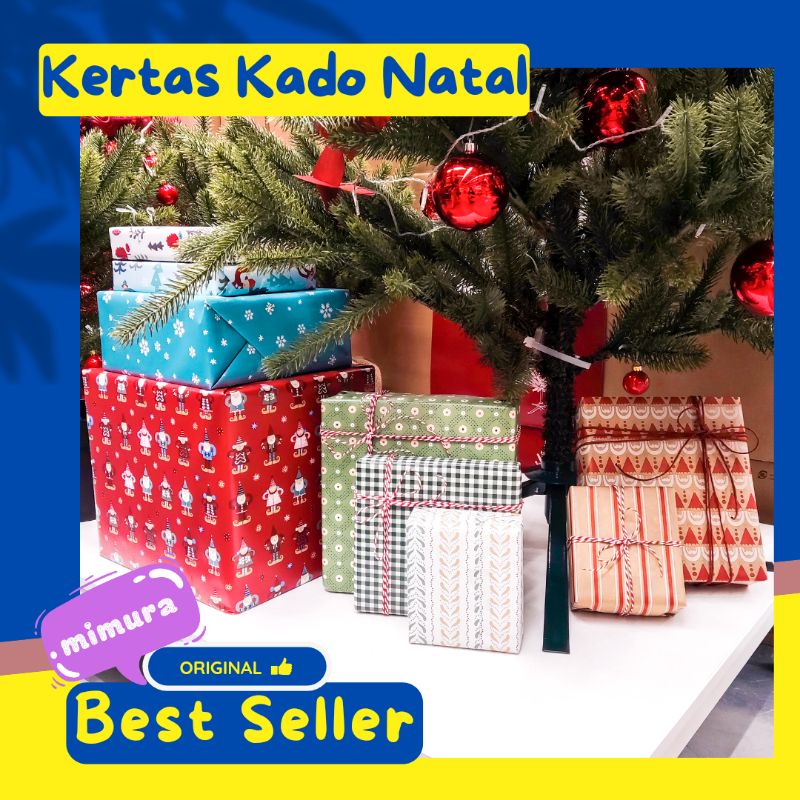 

Kertas Kado Tema Natal Christmas Wrapping Paper IKEA