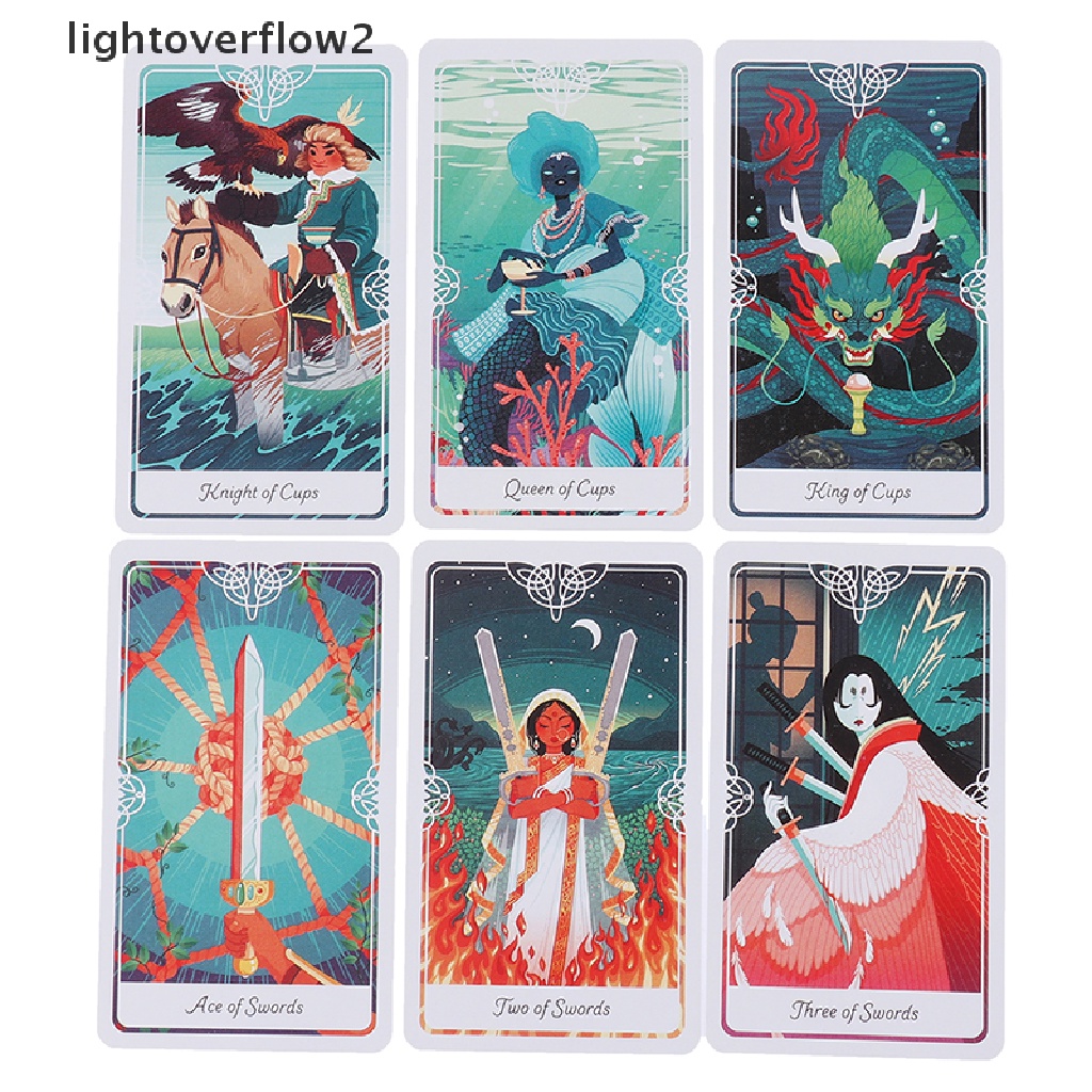 (lightoverflow2) Kartu Tarot the Divine A Deck and Guidebook Inspired by Folklore and Fairy Tales (ID)