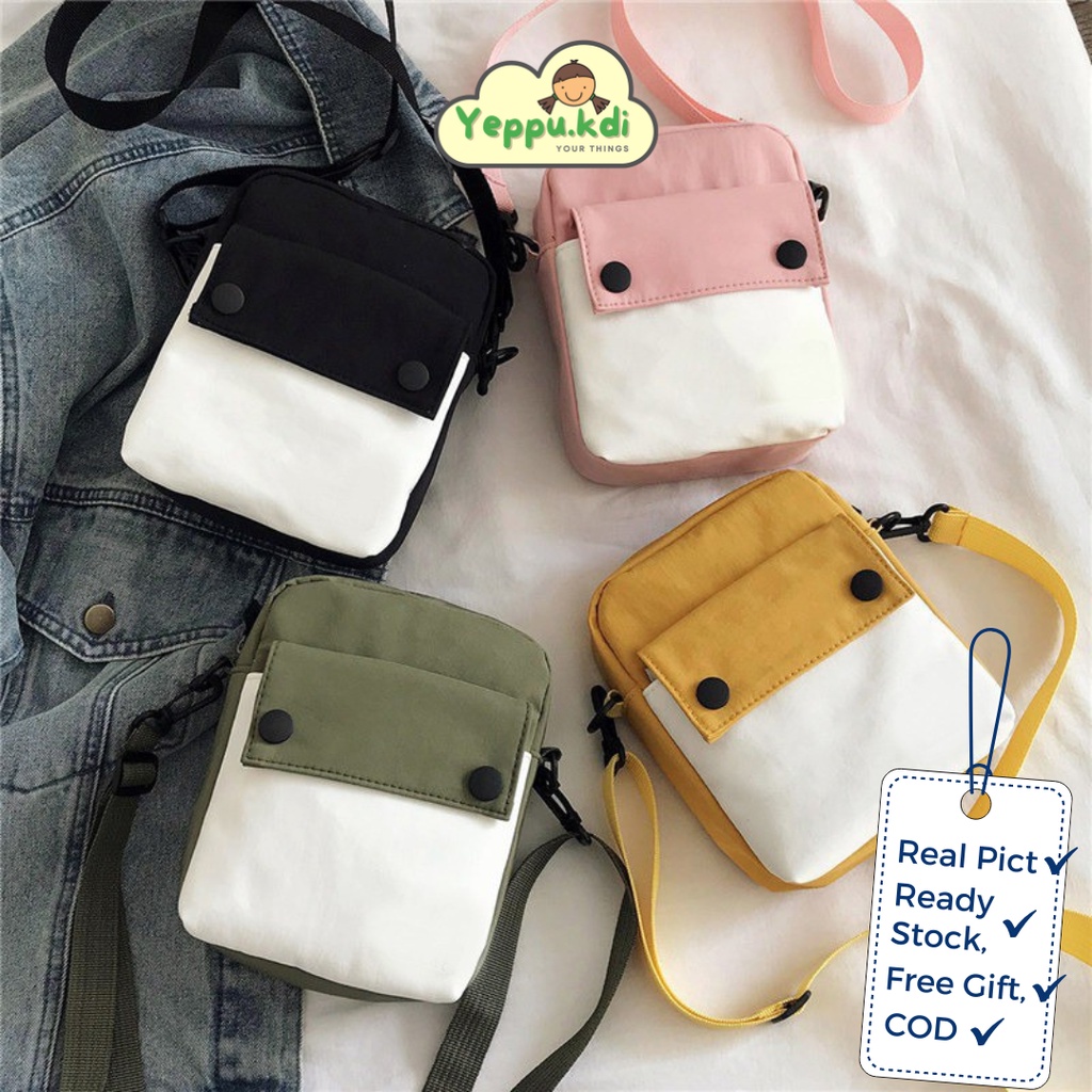 Tas Selempang Somi Kombinasi - Sling Bag Wanita | Sling Bag Wanita | Sling Bag Kendari | Produk Loka