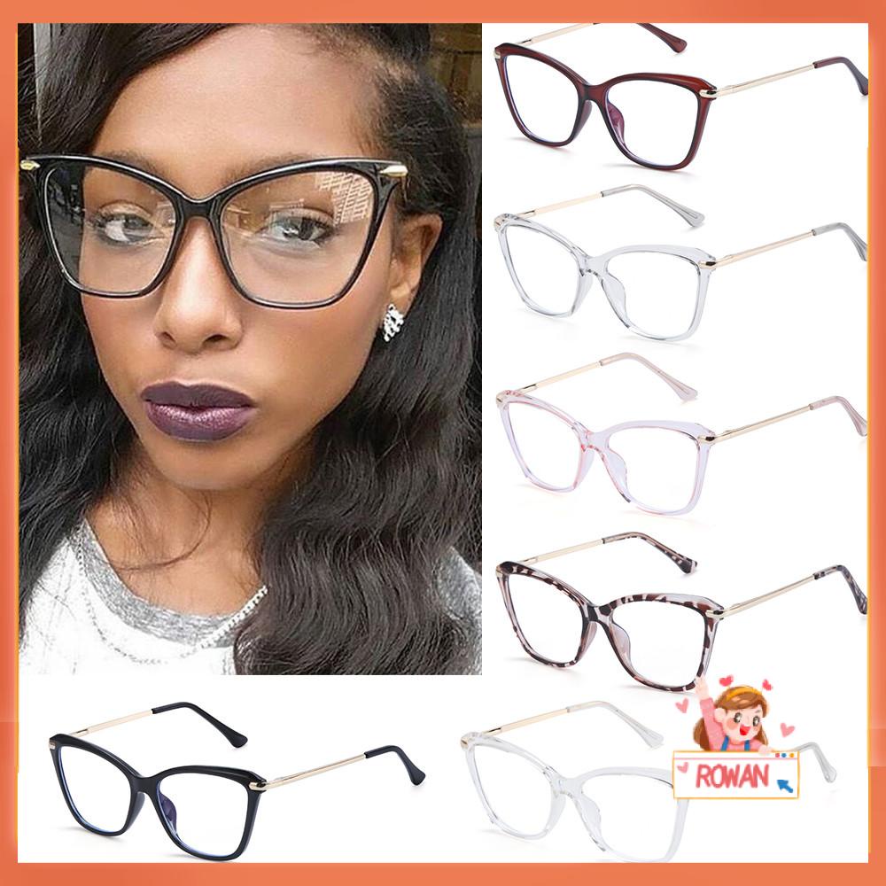 R-flower Kacamata Baca / Gaming Frame Kotak Lensa Blue Light Blocking Untuk Pria / Wanita