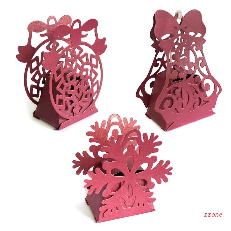 Cetakan Stensil Cutting Dies Motif Snowflake Natal Bahan Metal Untuk Scrapbook / Craft DIY / Embossing