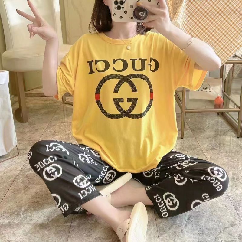 Baju tidur CP  motif branded GUCCI IMPORT #001