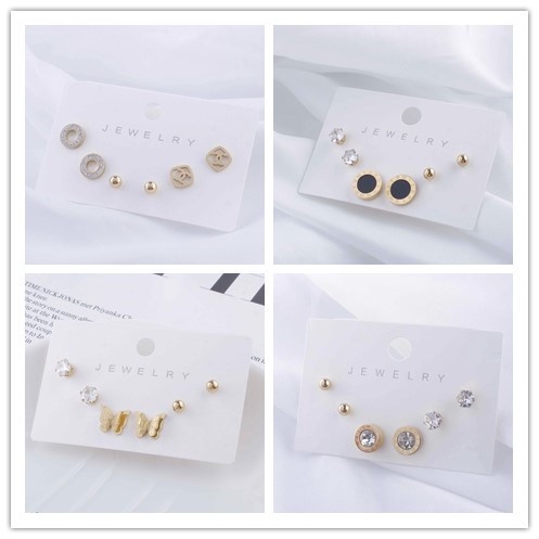 Anting Titanium Permata Perhiasan Fashion 8302/8267/1415/1418