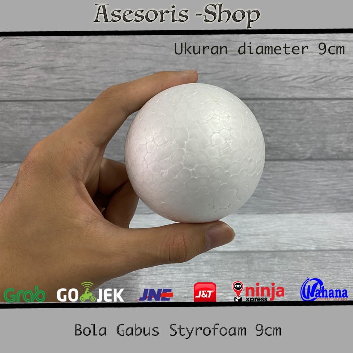 

Lucu Bola Gabus 9Cm / Bola Gabus Styrofoam Diameter 9Cm Promo