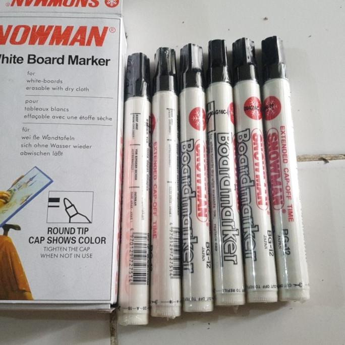 

[COD] snowman boardmarker (12pcs) SALE Kode 1234