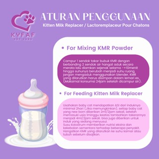 Jual KMR Susu Formula Pengganti ASI - Kitten Milk Replacer 50g Baby Cat