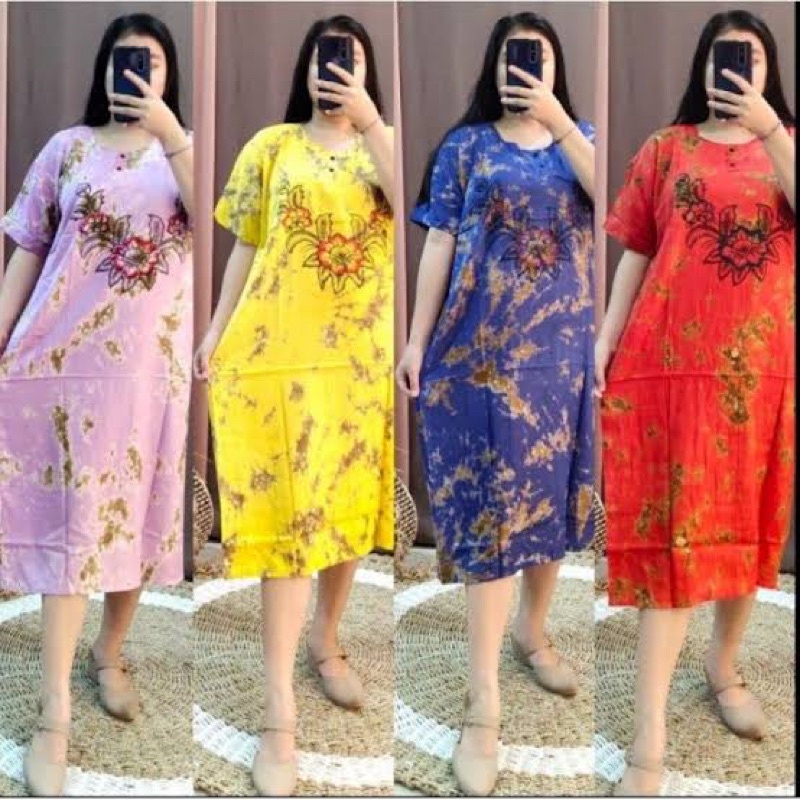 PAKET DASTER MURAH 100/5 PCS RAYON BUSUI BUMIL BATIK BALI GROSIR DASTER PEKALONGAN