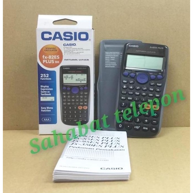 

MURAH/ KALKULATOR SCIENTIFIC CASIO FX-82ES PLUS- BK(ORIGINAL) E8576TRB