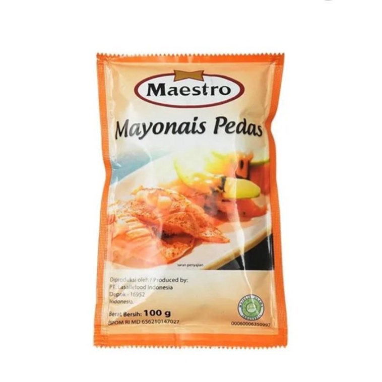 

Mayonaise Maestro Pedas saset 100g