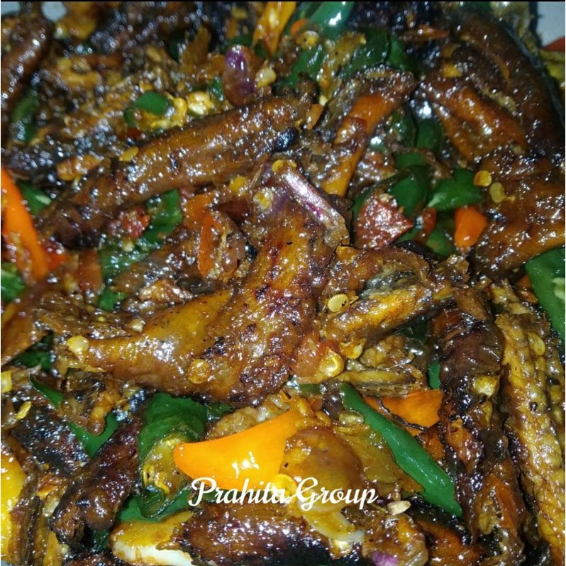 

Oseng Belut Bakar Cabe Ijo Original (Pake Duri) | Porsi +- 300 gram/ Olahan Seperempat Kilo Belut | Kemasan Vakum Khas Cilacap