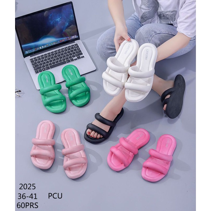 Sandal selop wanita kekinian Sandal slop ban dua viral nyaman sandal wanita bangkok stile nyaman