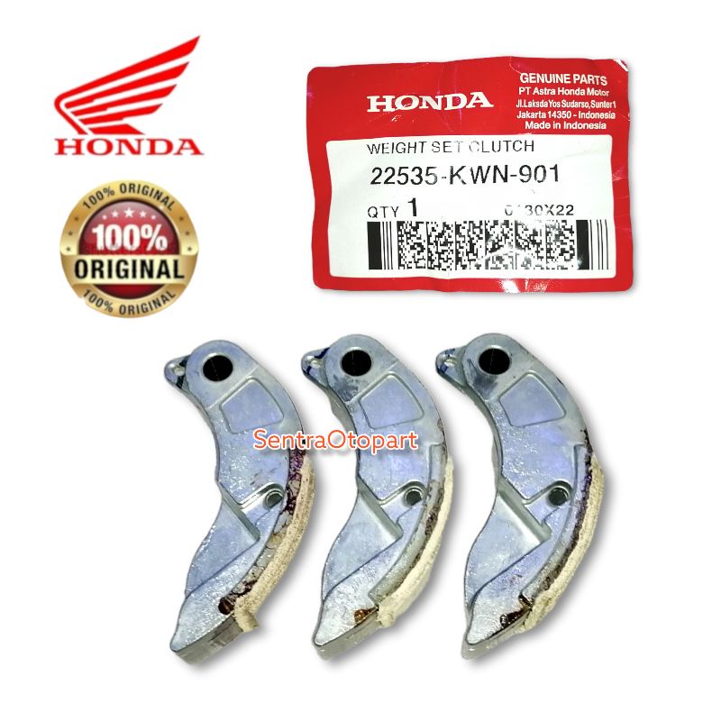 Kampas kopling ganda vario 125 150 pcx 150 original hgp 22535kwn901