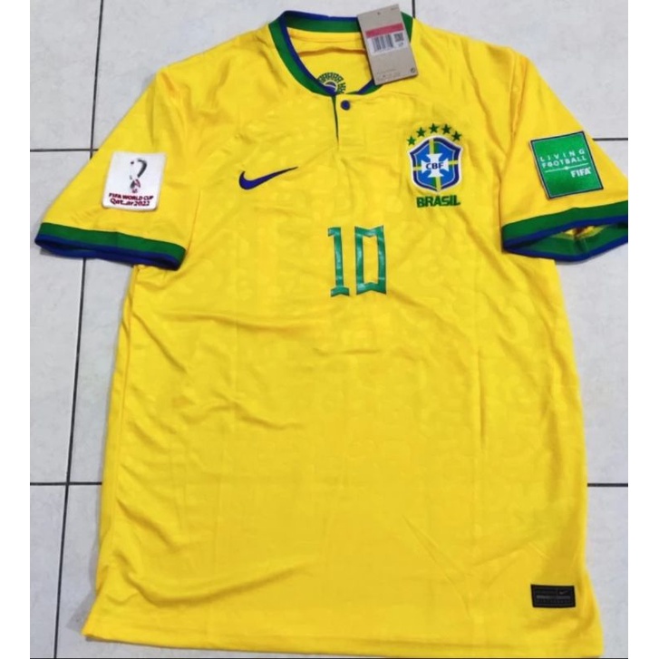 JERSEY BAJU BOLA BRAZIL HOME 2022 WORLD_CUP GRADE ORI