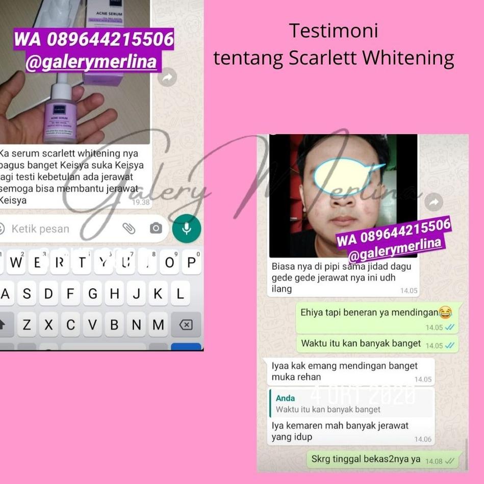 Terkini MJ9AJ PAKET 5 ITEM BEBAS PILIH SCARLETT WHITENING by Felicya Angelista / Body Care Happy Cha