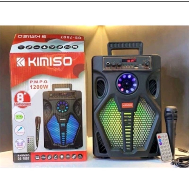 Speker Bluetooth 8"in  + Mic keraoke