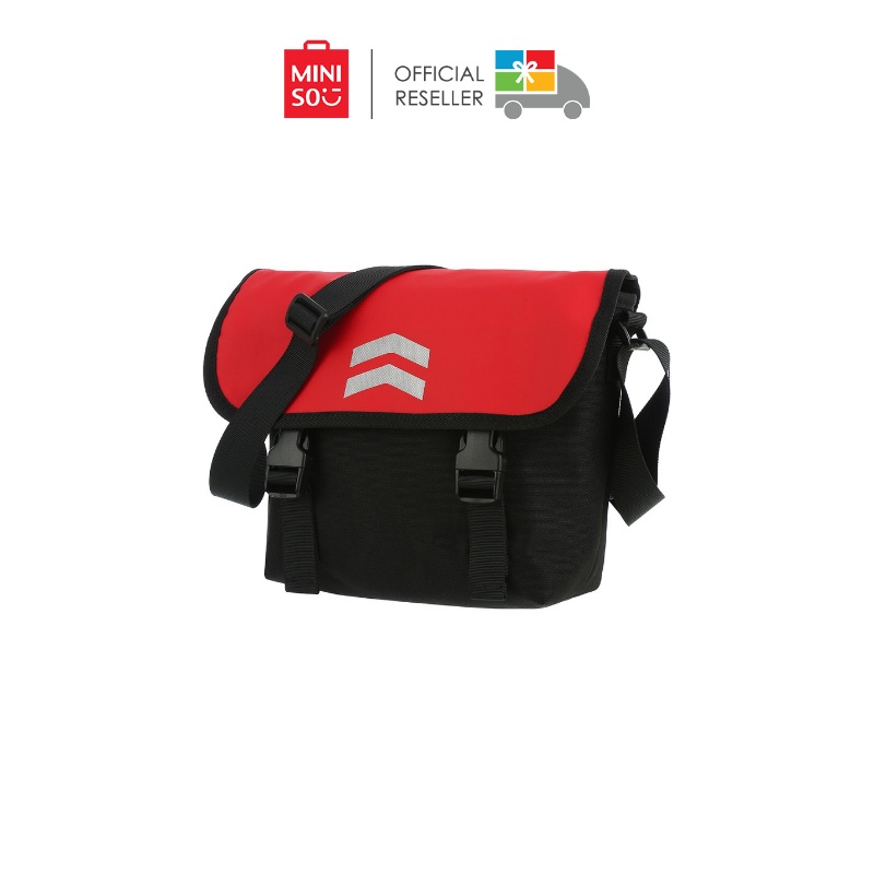 Miniso Tas Selempang Pria / Tas Selempang Wanita / Men's Crossbody Bag (Red)