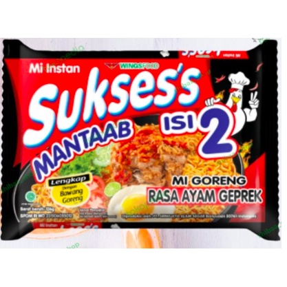 

Mie Instan Mie Sukses Isi 2 Mie Goreng Rasa Ayam Geprek