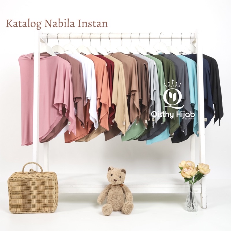 Jilbab Anak Nabila instan | Jilbab Segitiga Instan Anak Jersey | jilbab Segitiga Nabila Instan | Premium Murah Original | Qisthy Hijab