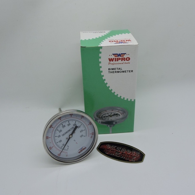 Bimetal Thermometer 500C Wipro