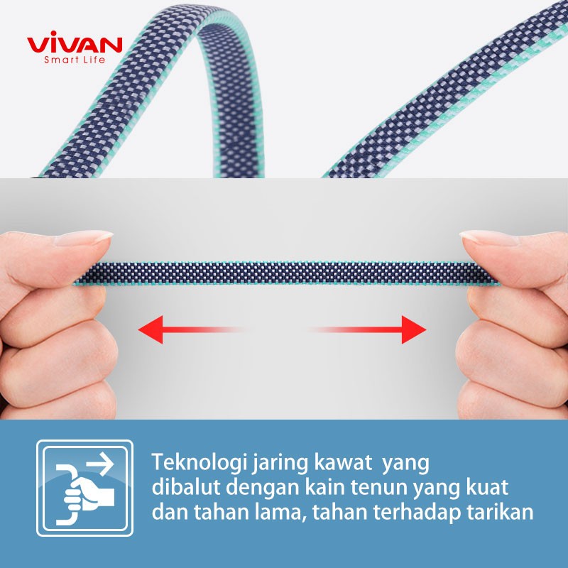 Kabel Data Android - VIVAN BTK-M - 2.4A - 100CM - Micro USB - Garansi 1 Tahun