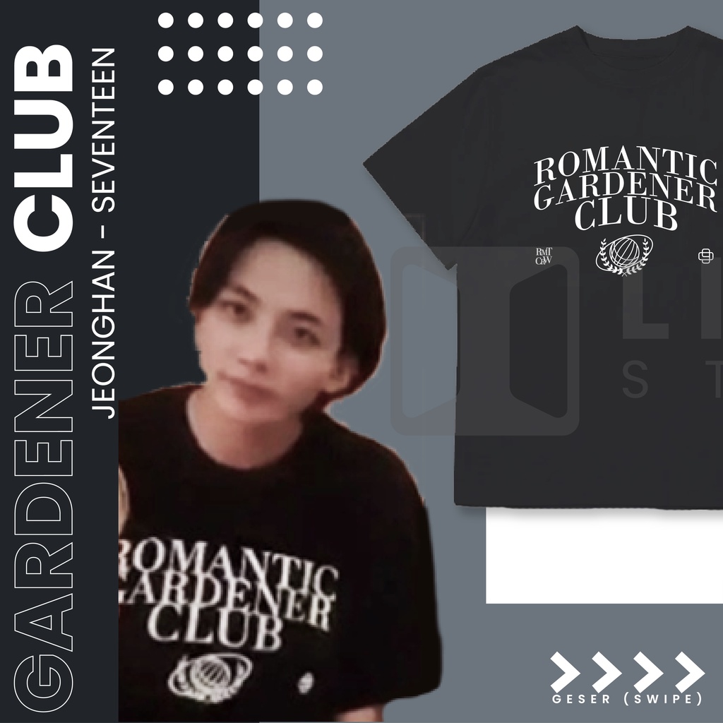 Tshirt / Kaos Jeonghan gardener club