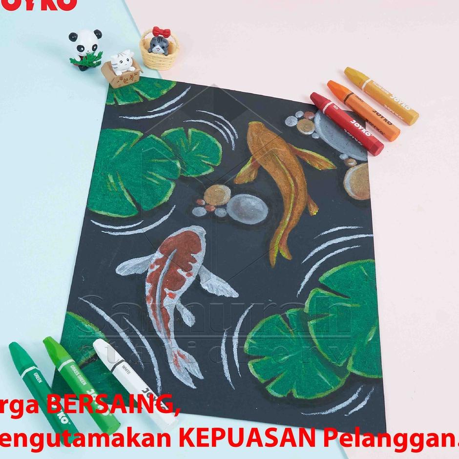 

Paket Istimewa Crayon Joyko OP-36s / Krayon Minyak isi 36 Warna / Oil Pastel OP 36S For Drawing Water Resistant - Non Toxic