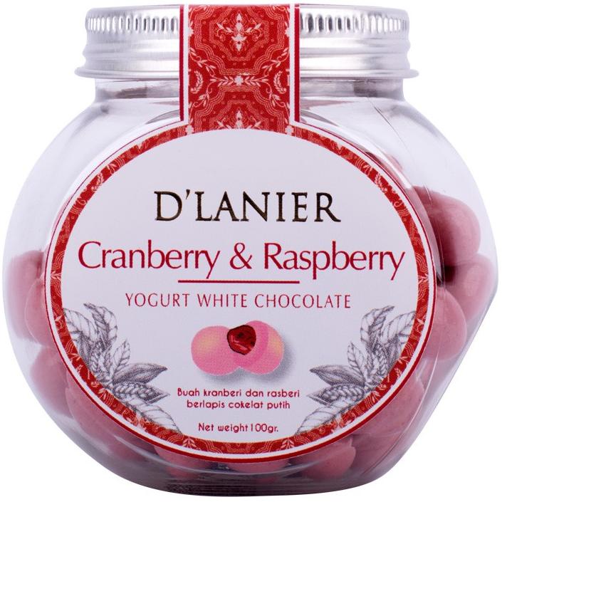 

10.10 D'Lanier Cranberry & Raspberry with Yogurt Chocolate - 100 gr gas !!