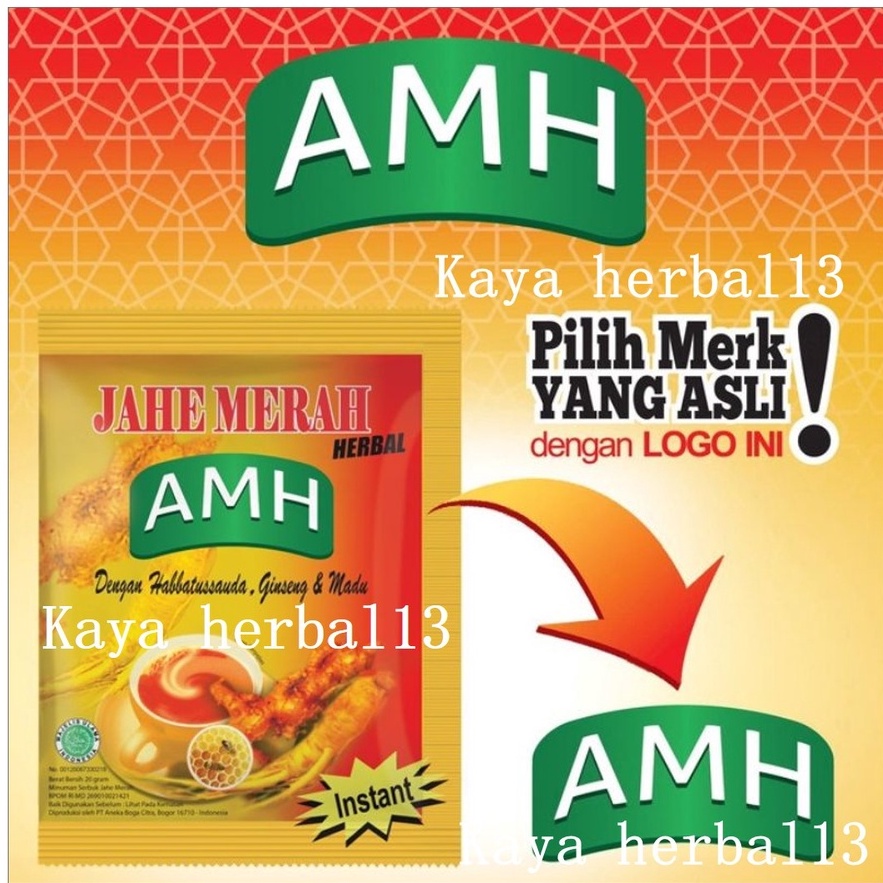 

Jahe Merah AMH Amanah Super Original Habbatussauda, Ginseng dan Madu