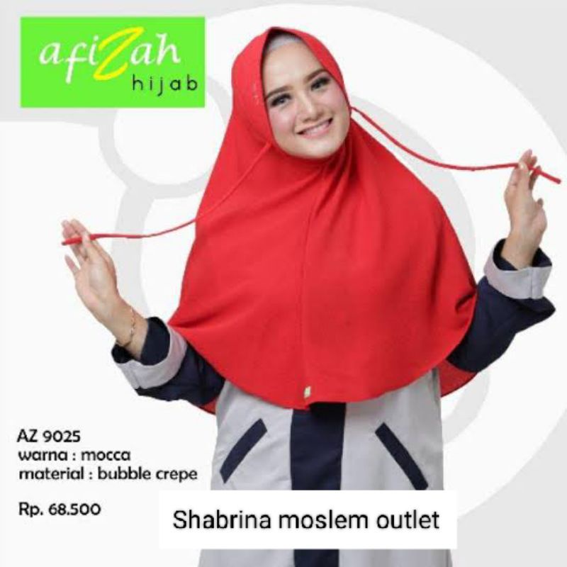 BIG SALE .  Cuci Gudang Promo Afizah Hijab Bergo AZ 9025