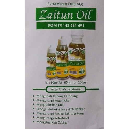 ZAITUN OIL (extra virgin oil)