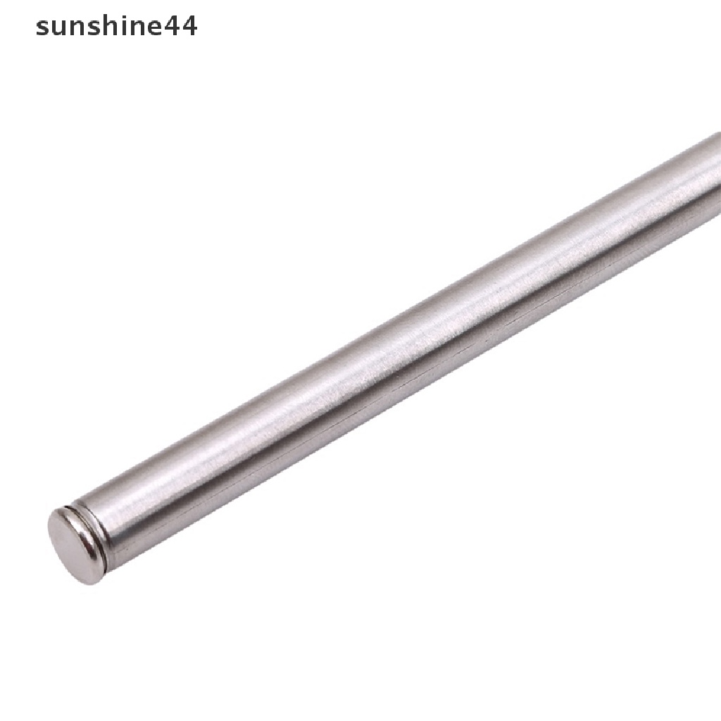 Sunshine Garpu Buah / Dessert Teleskopik Bahan Stainless Steel Warna Silver