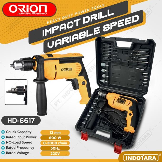 Mesin Bor Listrik Impact Drill Listrik Orion HD-6617