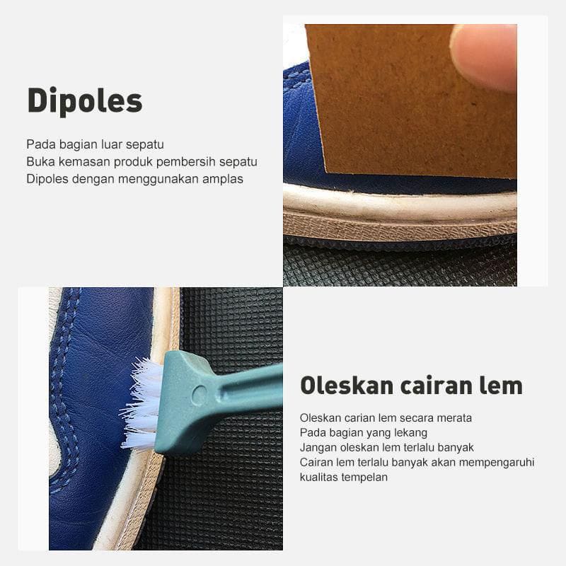 Lem Sepatu Tahan Air Super Kuat 60ML Tanpa Bekas Dan Tidak Bau / Lem Perekat Sepatu Baihere 60 ml Super Kuat / Cairan Penambal Sol Sepatu Sendal Heels