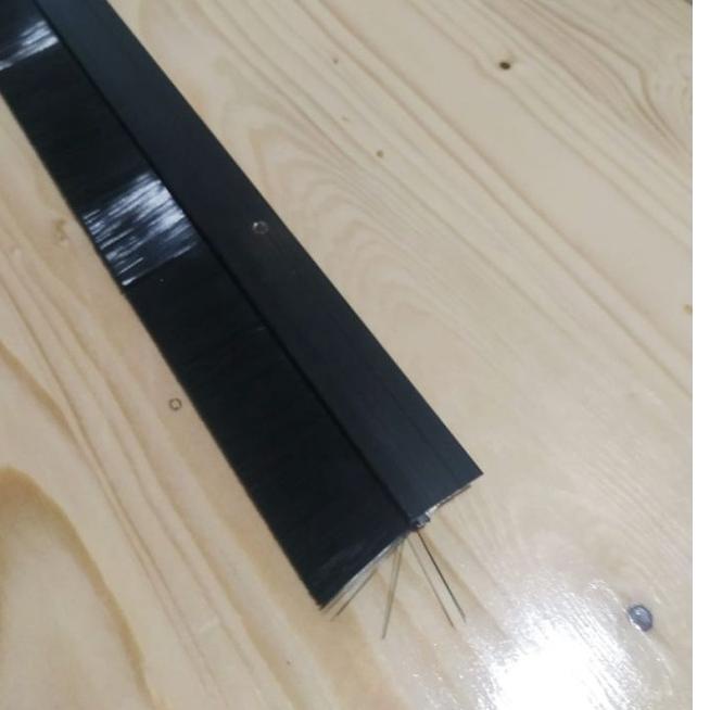 New Door Bottom Seal ALMUNIUM BULU untuk pintu