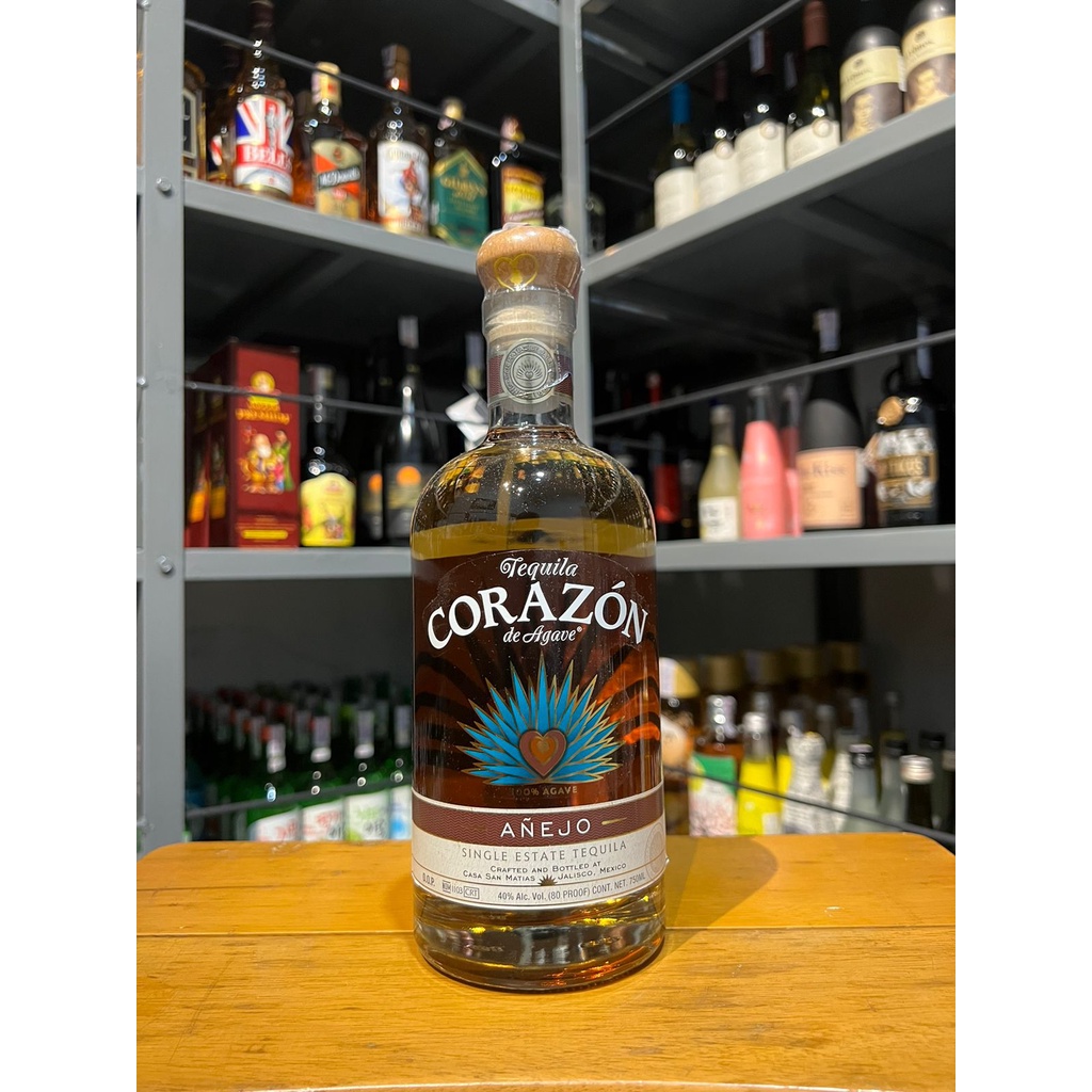 TEQUILA CORAZON DE AGAVE ANEJO 750ML