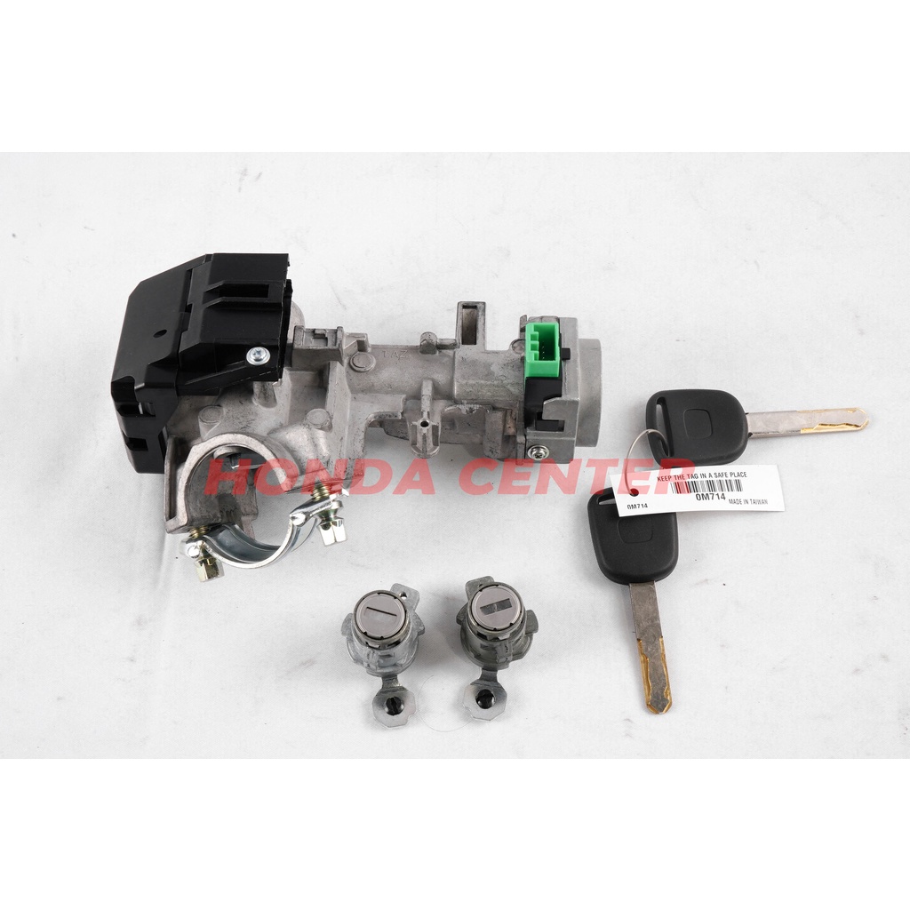 kunci kontak cylinder key set pintu mobil honda crv gen2 2002 2003 2004 2005 2006 manual mt