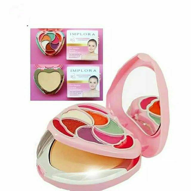 Implora LOVE Complete Beauty Care 3 in 1 EYESHADOW+TWC+ LIPSTIK