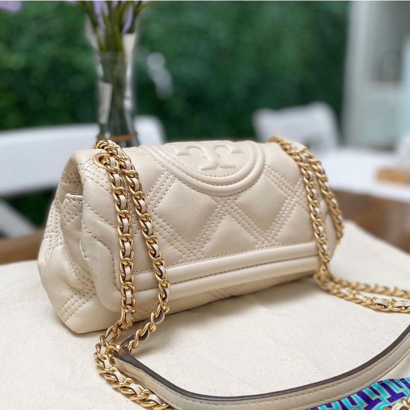 TORY BURCH SOFT FLEMING MINI CREAM