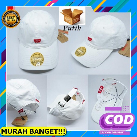 PromoTopi Logo M Baseball Korea Lidah Pendek Dewasa Pria Dan Wanita Topi Baseball /Golf Levis 6 Warn