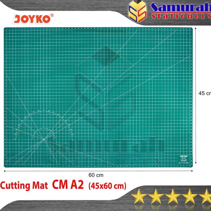 

Cutting Mat Joyko Ukuran A2 / Alas Potong Kertas / Cutter Hijau Cm-A2
