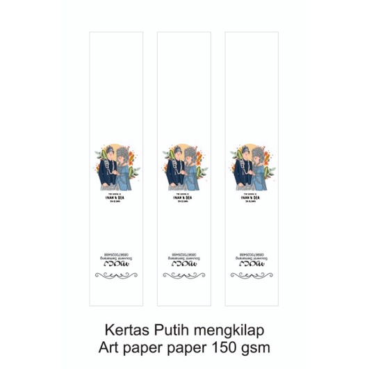 

Souvenir Kartu Ucapan Terima kasih / Thanks Card Souvenir [50 pcs]