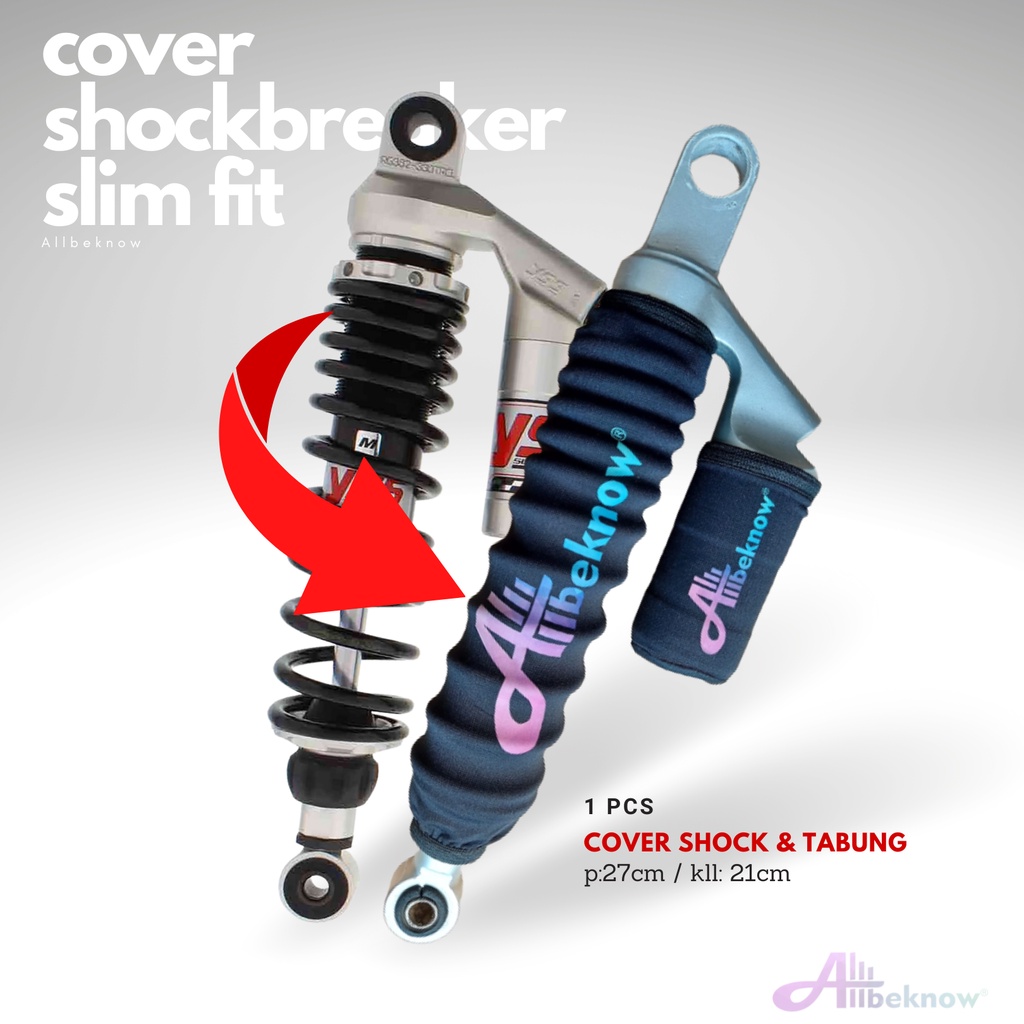 Cover Shockbreaker Cover Tabung Sepeda Motor Universal - Sarung Shockbreaker - Bungkus Shockbreaker - Shockbreaker Belakang - Pelindung Shockbreaker - sokbreker belakang