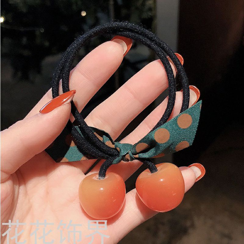 Ikat Rambut Style Morandi Hair Rope Rhinestone