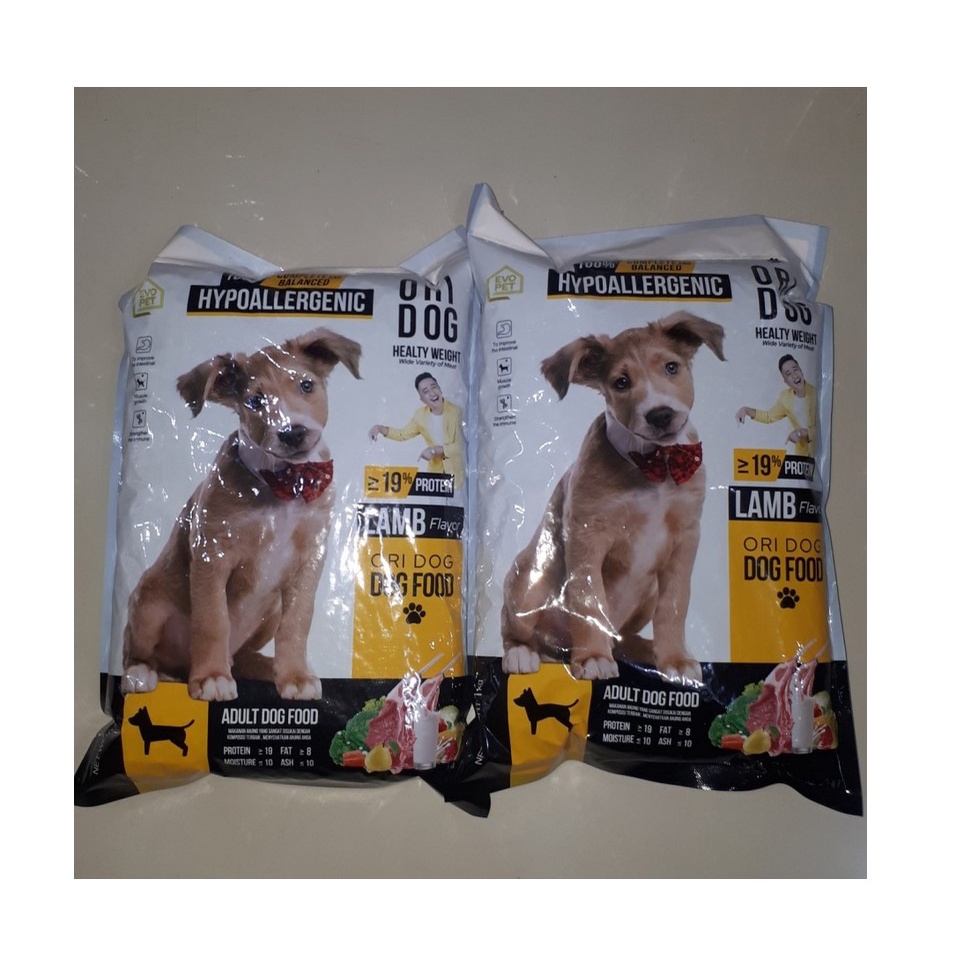 ORI DOG Adult Makanan Anjing Hypoallergenic Allergi Dewasa 1KG