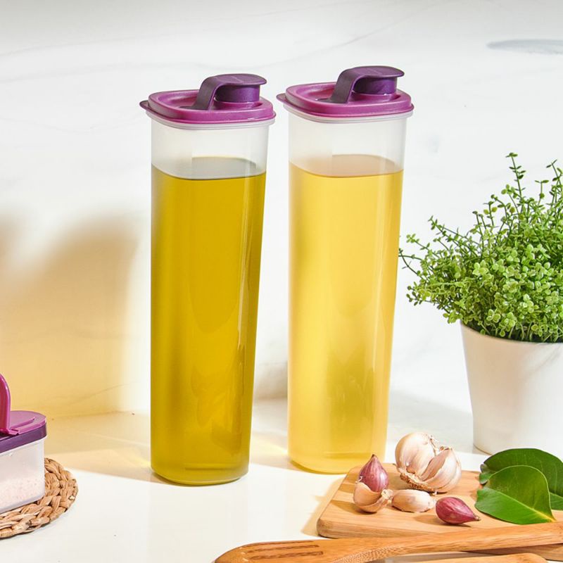 Cooking Oil Tupperware - Rhubarb